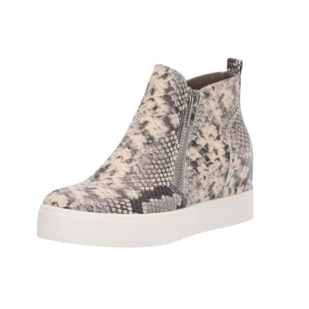 Steve Madden Wedgie Snake Python Print Platform A… - image 1